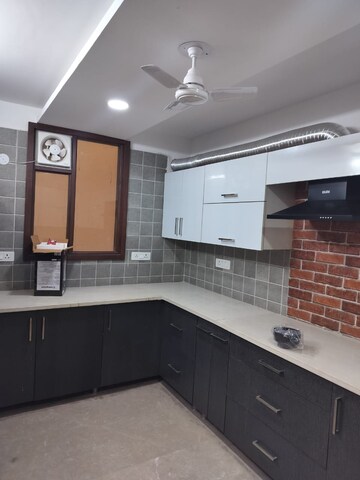 Kitchen in 3 BHK Builder Floor at Ansal Sushant Lok I, Sector 43 – for Rent