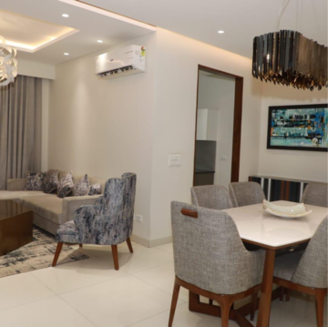 Team Area in 3 BHK Apartment at Motia Blue Ridge, Dhakoli – for Sale