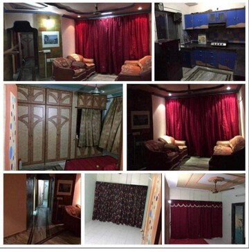 Kitchen in 3 BHK Apartment at Vasant Leela Complex, Vijay Nagari – for Rent