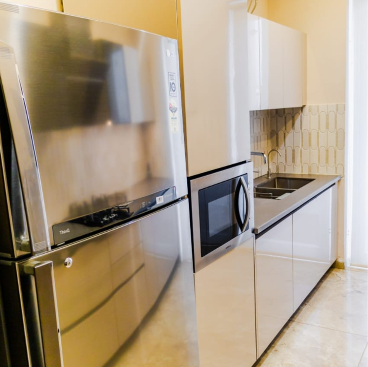 Kitchen, vip road 3 Bedroom 1640 Sq.Ft. Apartment In Vip Road Zirakpur 8393602