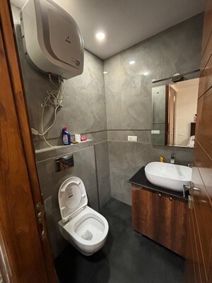 Bathroom in 3 BHK Builder Floor at Rajouri Garden – for Sale