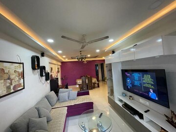 Living Room in 3 BHK Apartment at Hubtown Hill Crest, Andheri East – for Rent