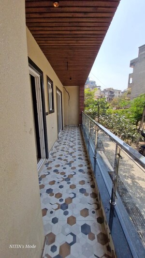 Balcony in 3 BHK Builder Floor at Srishti Greenfield Homes, Green Fields Colony – for Sale