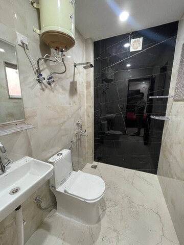 Bathroom in 2 BHK Builder Floor at Burari – for Rent