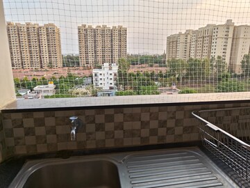 Kitchen in 3 BHK Apartment at Vajram Elina, Thanisandra Main Road – for Rent
