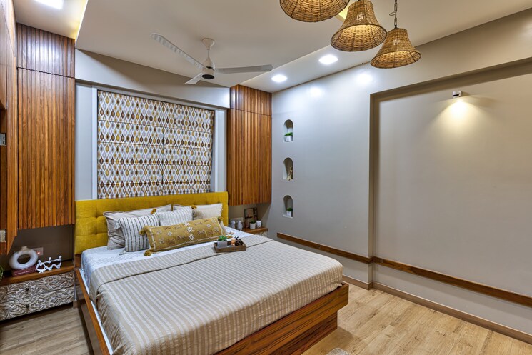 Bedroom, mehta-ixora 2 Bedroom 1000 Sq.Ft. Apartment In Baner Pune 8393833