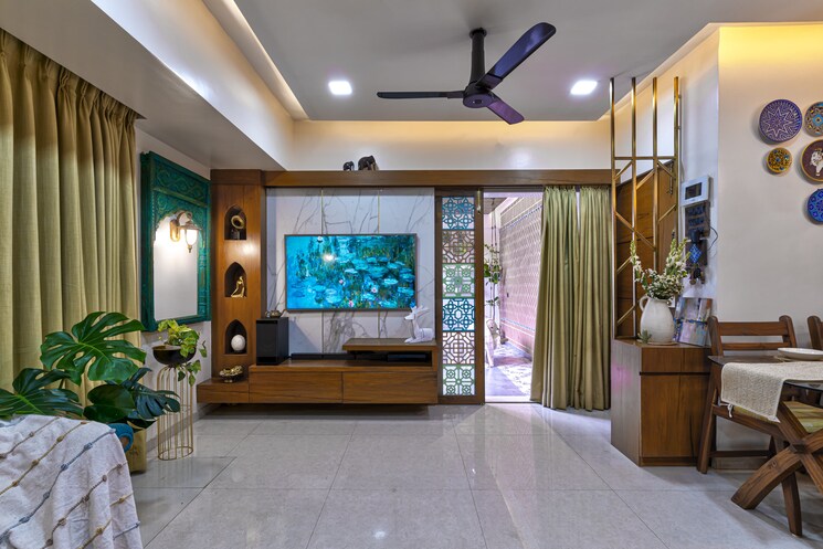 Living Room, mehta-ixora 2 Bedroom 1000 Sq.Ft. Apartment In Baner Pune 8393833