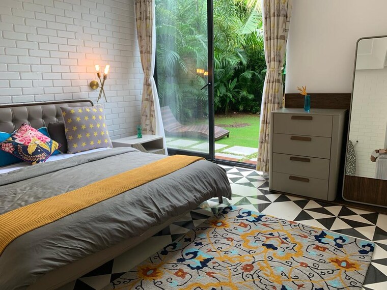 Bedroom, anjuna 3 Bedroom 3013 Sq.Ft. Villa In Anjuna Goa 8393915