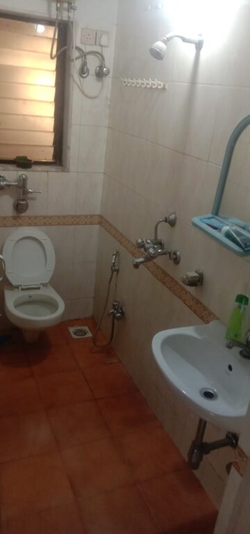 Bathroom in 2 BHK Apartment at K Raheja Vihar, Powai – for Rent