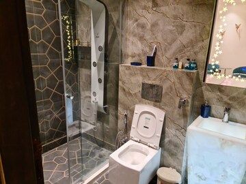 Bathroom in 2 BHK Builder Floor at Rajouri Garden – for Rent