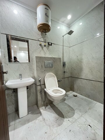 Bathroom in 2 BHK Builder Floor at Saket – for Rent