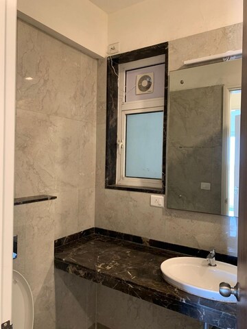 Bathroom in 1 BHK Apartment at Hiranandani Regent Hill, Powai – for Rent