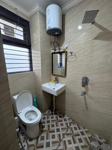 Bathroom in 3 BHK Builder Floor at Adani Samsara, Sector 60 – for Rent