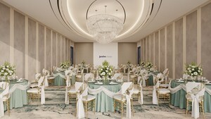 Building Lobby in 3 BHK Apartment at Jashn Elevate, Sushant Golf City – for Sale