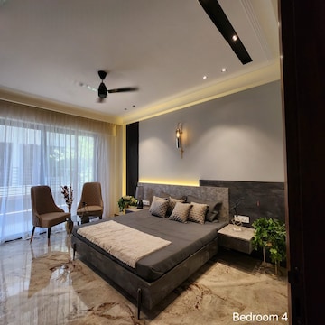 Living Room in 4 BHK Builder Floor at SS Southend Floors, South City 2 – for Sale