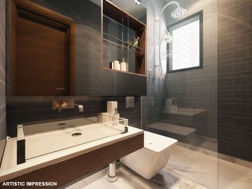 Bathroom in 1 BHK Apartment at Darvesh Horizons, Mira Road – for Sale