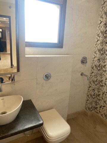Bathroom in 4 BHK Builder Floor at Rajouri Garden – for Rent