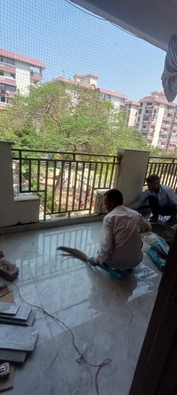 Balcony in 3 BHK Apartment at Sector 7 Dwarka – for Rent