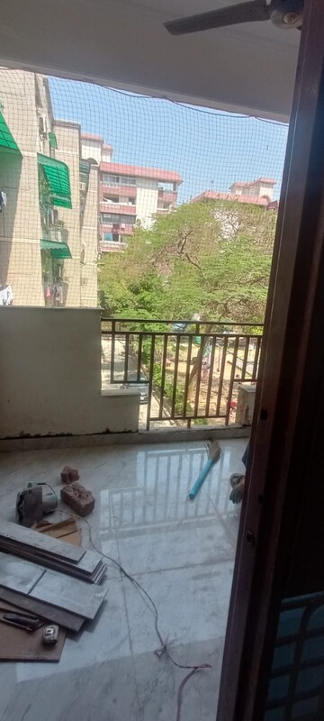 Balcony in 3 BHK Apartment at Sector 7 Dwarka – for Rent