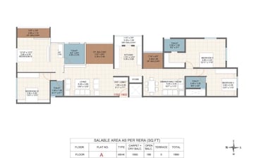 4 BHK Penthouse For Sale in Edenic Eurus, Pashan