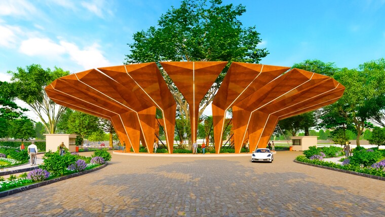 Exterior View, silpa-raghava-botanica  500 Sq.Yd. Plot In Mucherla Hyderabad 8394623