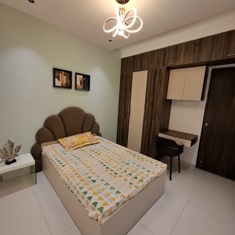 Bedroom, jvm-pearl 1 Bedroom 408 Sq.Ft. Apartment In Kavesar Thane 8394627