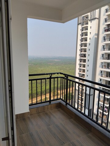 Balcony in 2.5 BHK Apartment at My Home Tridasa, Tellapur – for Rent