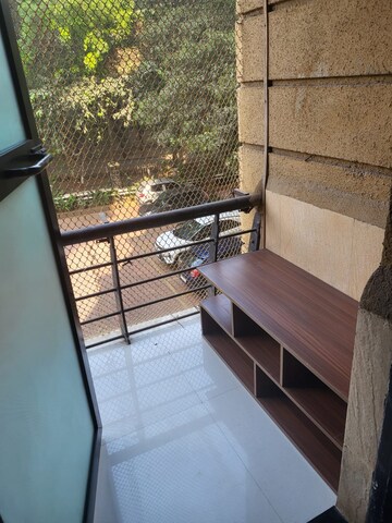 Balcony in 2 BHK Apartment at Akshardham Apartment, Malad West – for Rent