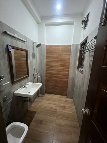 Bathroom in 2 BHK Builder Floor at Sushant Lok I – for Rent