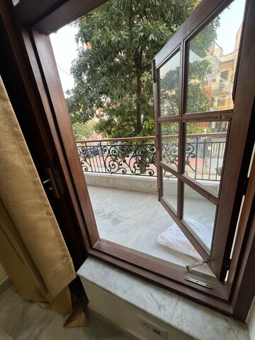 Balcony in 2 BHK Builder Floor at Sushant Lok I – for Rent