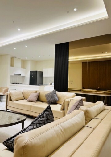 Living Room in 2 BHK Apartment at Bhartiya Leela Residences, Thanisandra Main Road – for Rent