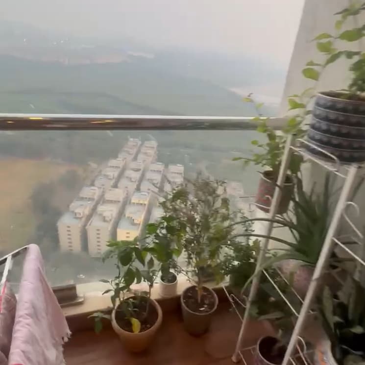 Balcony, ajmera-treon 2 Bedroom 994 Sq.Ft. Apartment In Bhakti Park Mumbai 8394832