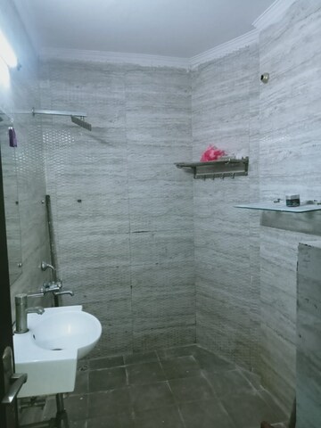 Bathroom in 2 BHK Builder Floor at Saket – for Rent