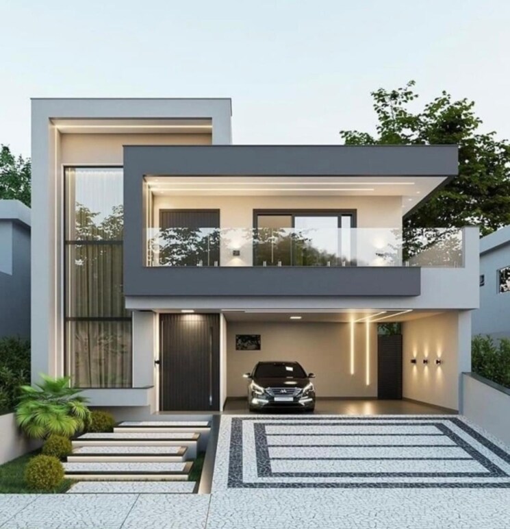 Exterior View, neelendras-amity-greens 3 Bedroom 1600 Sq.Ft. Independent House In Gomti Nagar Lucknow 8394968