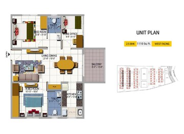 2 BHK Apartment For Sale in Urbanrise On Cloud 33, Bachupally