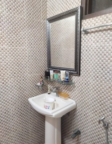 Bathroom in 2 BHK Builder Floor at Saket – for Rent