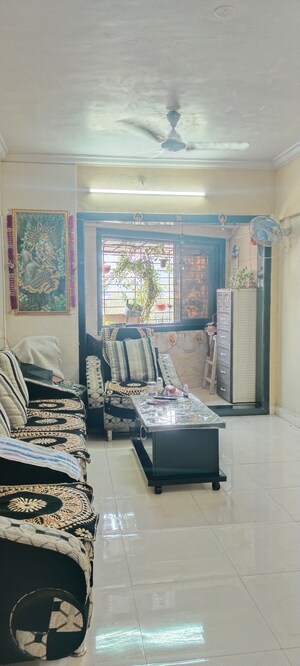 Living Room in 1 BHK Apartment at Heritage Holy, Mulund West – for Sale