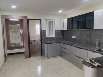 Kitchen in 3 BHK Apartment at Sri Gayatri Residency, Madhapur – for Rent