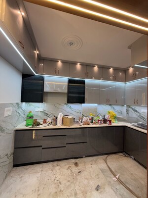 Kitchen in 3 BHK Builder Floor at Vasundhara Sector 1 – for Sale