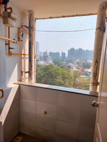 Balcony in 2 BHK Apartment at Krishna Heights Jagatpur, Jagatpur – for Rent