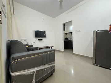 Living Room in 1 BHK Apartment at PSS Plaza, New Thippasandra – for Rent