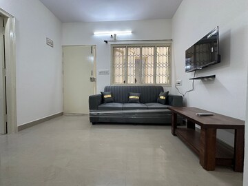 Living Room in 1 BHK Apartment at PSS Plaza, New Thippasandra – for Rent