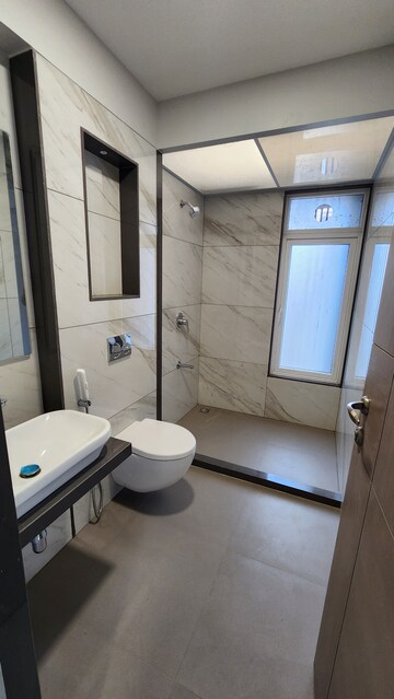 Attached Bathroom in 3 BHK Apartment at Happy Jade Gardens, Ghatkopar East – for Rent