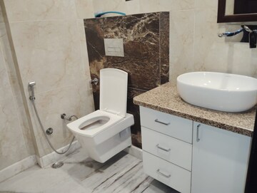 Bathroom in 2 BHK Builder Floor at Paschim Vihar – for Rent