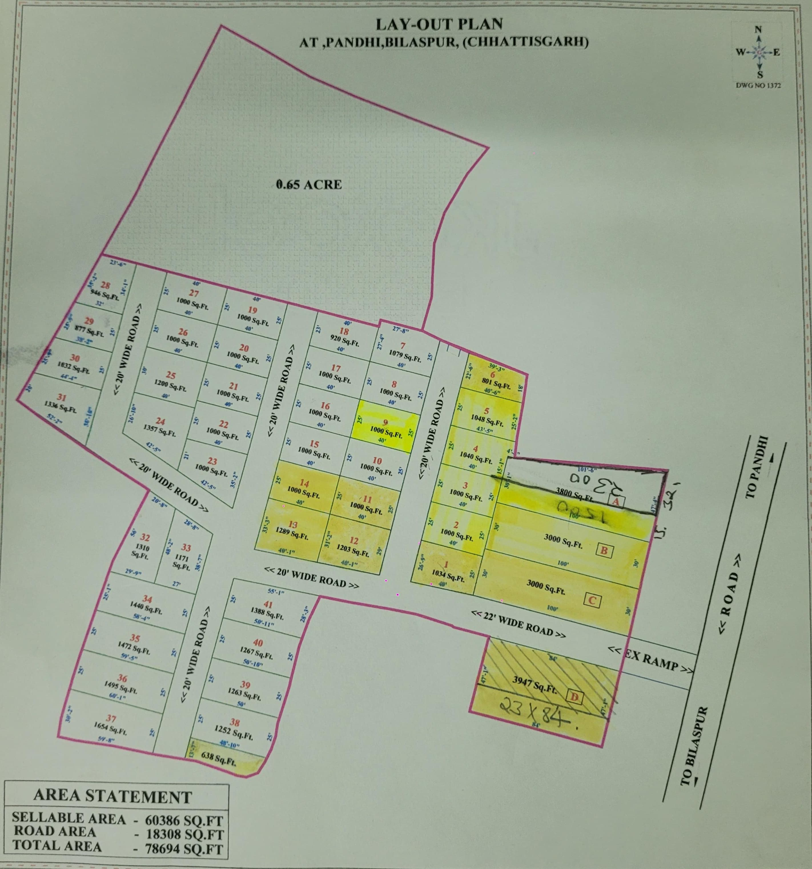 Plot For Sale in Pandhi Green 