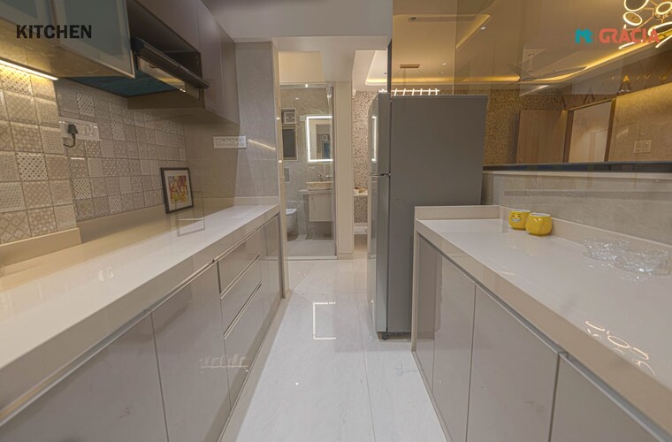 Kitchen, mk-gracia 2 Bedroom 608 Sq.Ft. Apartment In Amboli Mumbai 8395707