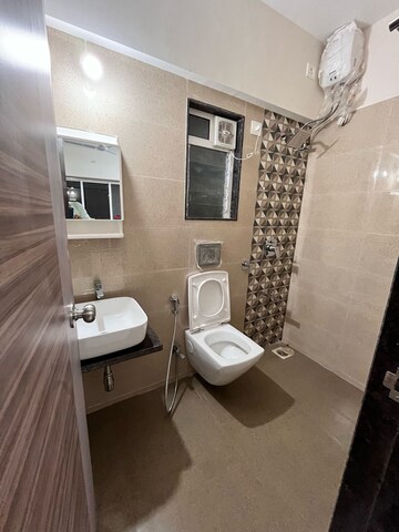 Bathroom in 1 BHK Apartment at Veena Senterio, Chembur – for Rent