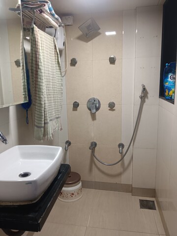 Bathroom in 1 BHK Apartment at Jangid iris arnica, Mira Road East – for Rent