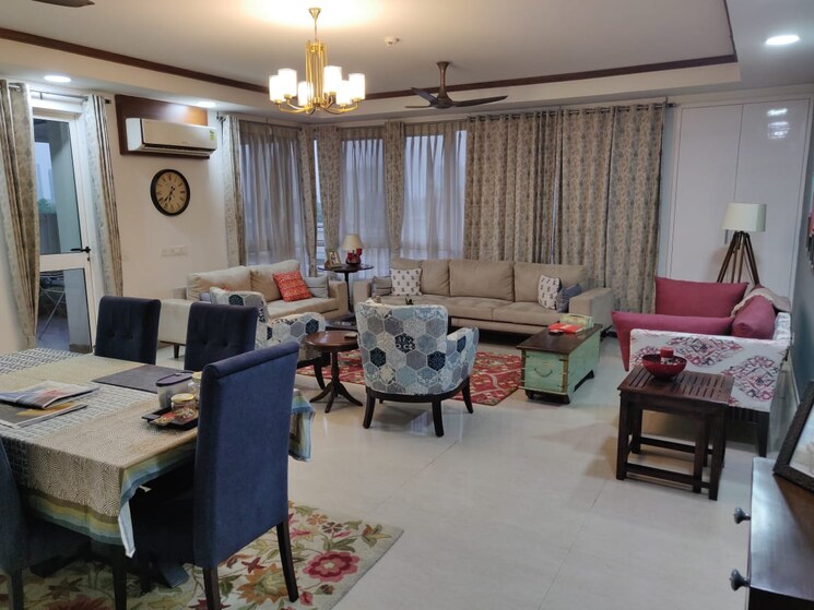Living Room, jaypee-kalypso-court 3.5 Bedroom 2640 Sq.Ft. Apartment In Sector 128 Noida 8396031