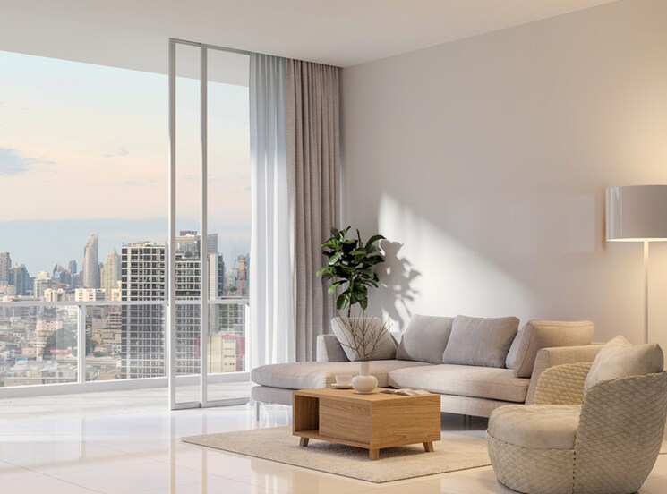 Living Room, prestige-ocean-towers 4 Bedroom 2491 Sq.Ft. Apartment In Marine Lines Mumbai 8395870
